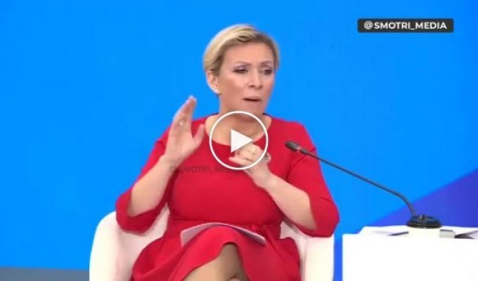 Maria Zakharova broadcasts about the benefits of Russia for the world