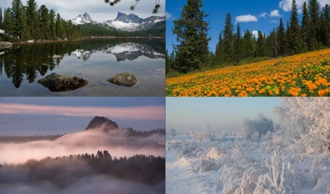 Сибірські пейзажі (48 фото)