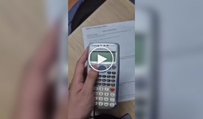 Guy built a camera into a calculator and connected it to ChatGPT