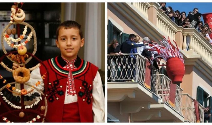 От скоростного  поедания винограда до купания в ледяной воде:  9 необычных новогодних традиций разных стран (11 фото)