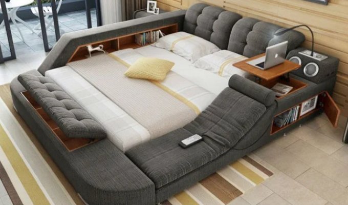 Morning Bliss: The All-in-One Bed You'll Never Want to Leave (6 Photos)