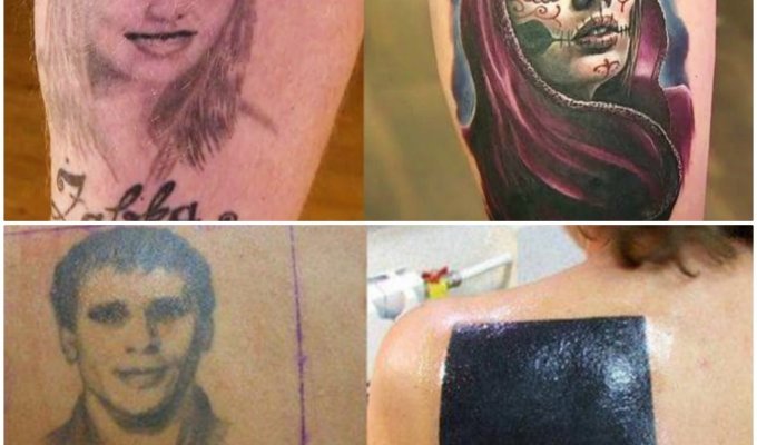 Стираем ошибки молодости: топ-15 перекрытых татуировок (16 фото)