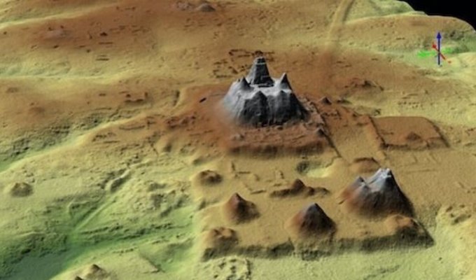 Ученые нашли спрятанный город майя (5 фото)