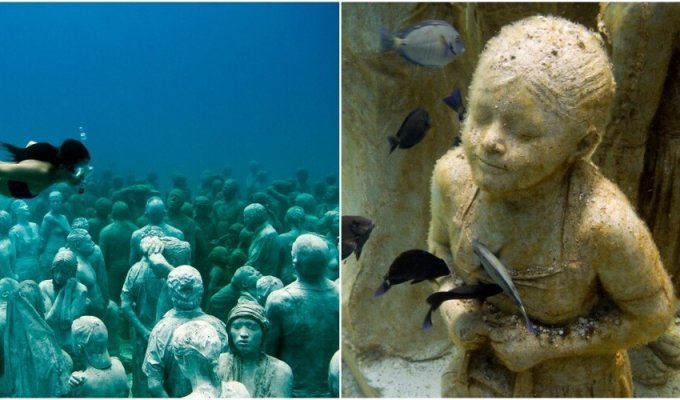 20+ Photos of Underwater Statues That Smell Mysteriousness (23 Photos)