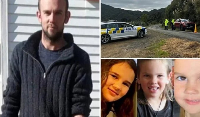 A fugitive and his three children were spotted in New Zealand for the first time in three years (6 photos + 1 video)