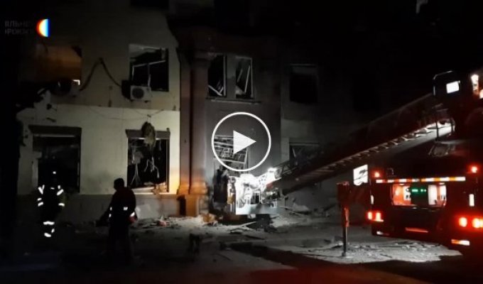 The terrible consequences of the Russian missile attack on Zaporozhye