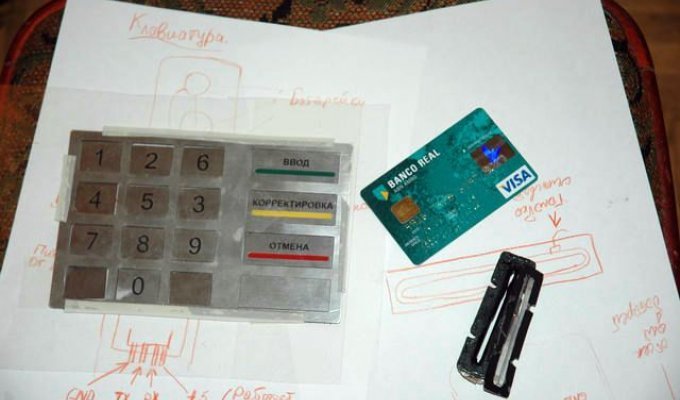 Как крадут данные с кредитки (4 фото)