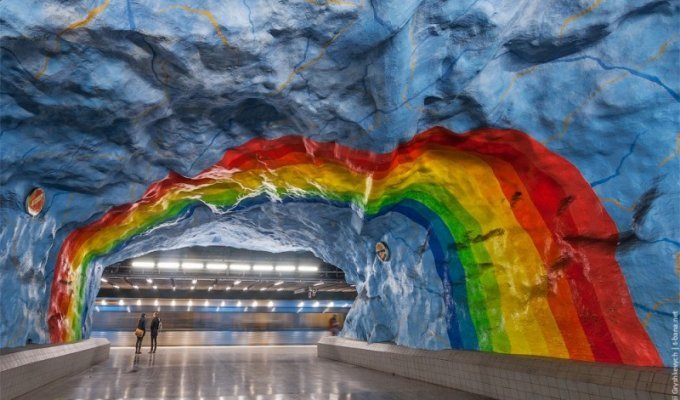 Стокгольмский метрополитен (58 фото)