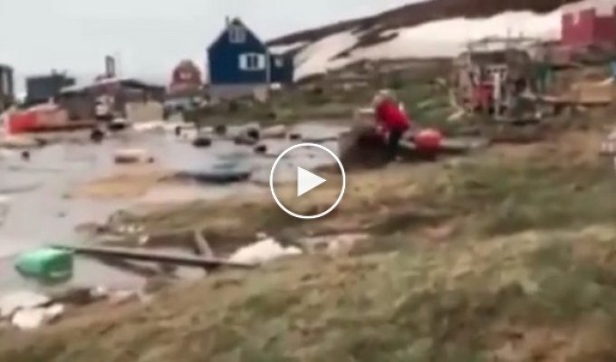 Землетрясение и цунами обрушились на Гренландию