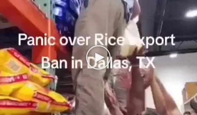 Паника в магазинах Техаса: люди начали массово скупать рис после запрета Индии на его экспорт