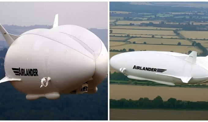 The Spaniards are going to take the British to the resorts in an airship that resembles buttocks (3 photos + 3 videos)
