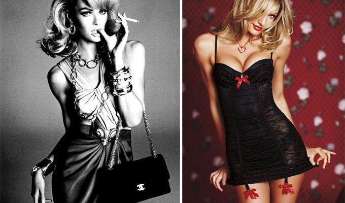 Кэндис Свейнпол в рекламе Victoria's Secret и в Vogue Italia (21 фото)
