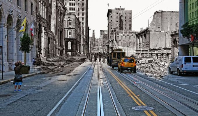 Прошлое и настоящее Сан-Франциско (24 фото)