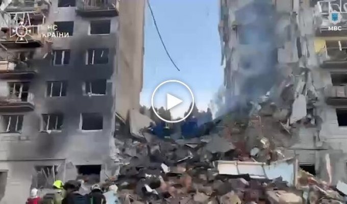 Баллистика вошла настолько глубоко в дом в Киеве, что провалила бетонные перекрытия в подвал, - МВД