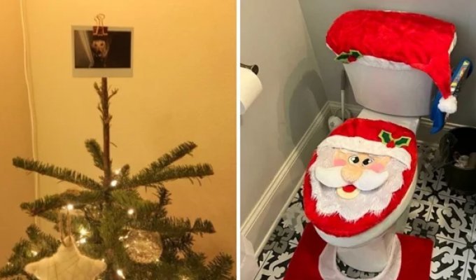 Funny New Year's decorations that you also want to urgently decorate everything (18 photos)