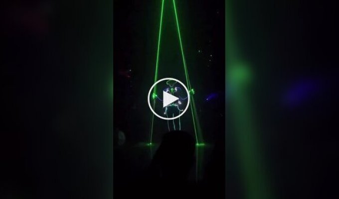 Spectacular laser show