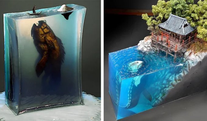 Thalassophobia in Stunning Dioramas by a Japanese Master (34 Photos + 3 Videos)