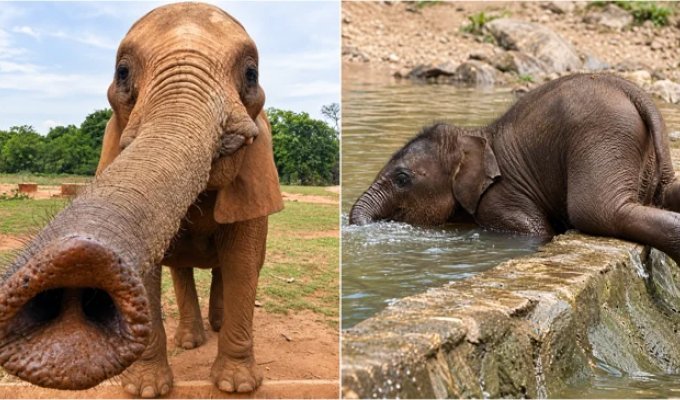 Elephant Herds Aren't Led by Alpha Males, But by Grandmothers: How an Elderly Matriarch Outshines the Mightiest Bulls (7 Photos)