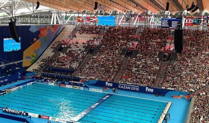 Как Казань принимает чемпионат мира по водным видам спорта (41 фото)