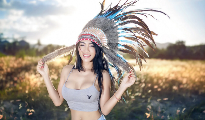 Зачем индейцы носят перья на голове? (6 фото)