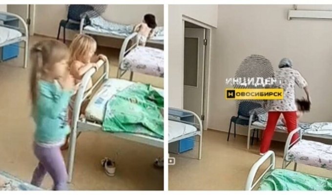 В Новосибирске медсестра тягала за волосы детей и теперь с ней пообщаются следователи (2 фото + 1 видео)