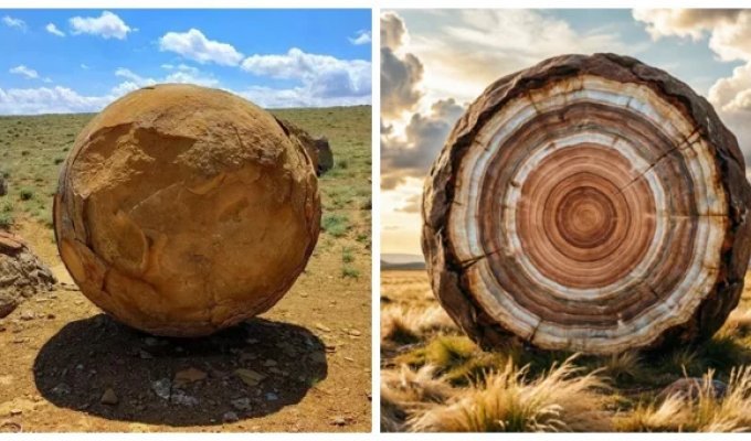 Kazakhstan’s Valley of Balls: Stone Dinosaur Eggs Fallen from the Sky (19 Photos)