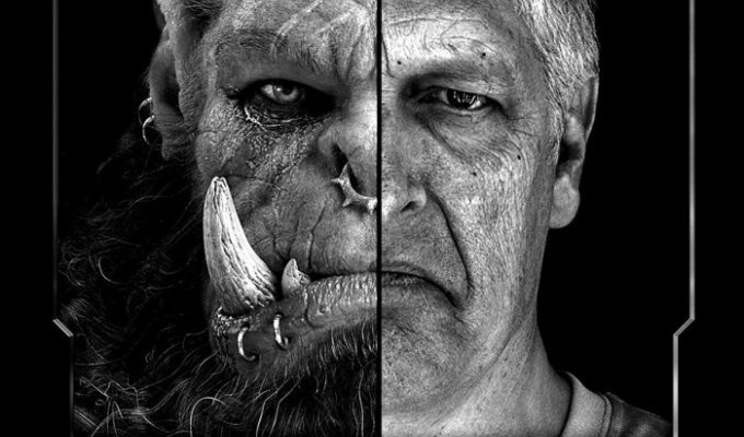 Актеры фильма «Warcraft» до и после цифровой обработки (8 фото)