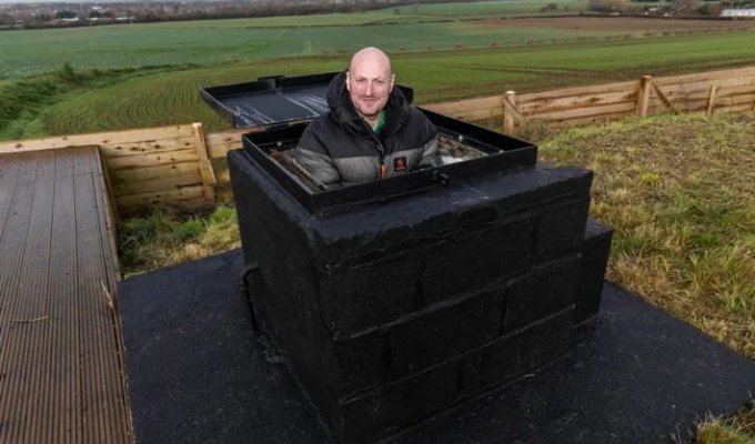 A man bought a concreted nuclear bunker and made an amazing discovery (4 photos)