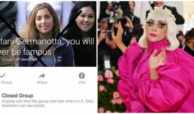 Lady Gaga for the first time responded to her envious people, who claimed from school that she would not become popular (4 photos)