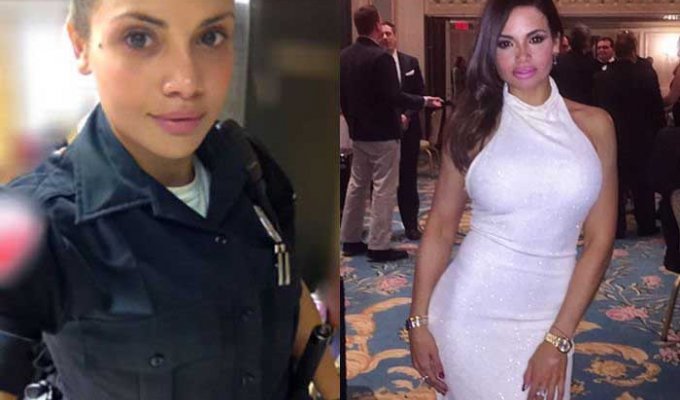Саманта Сепульведа - самый красивый полицейский Нью-Йорка (13 фото)