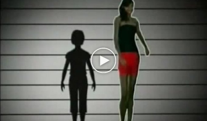 Самая высокая девушка на видео