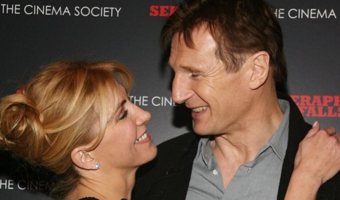 The love story of Liam Neeson and his wife (3 photos)
