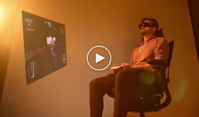 An enthusiast assembled a gaming computer inside a chair