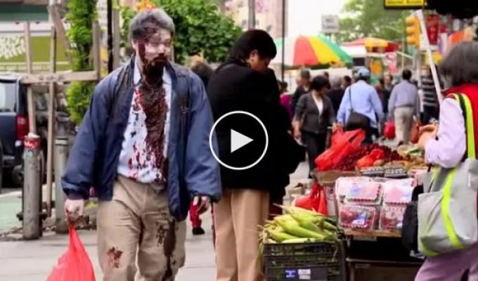 Атака зомби в Нью Йорке