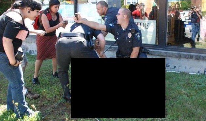 Жестокость американской полиции (5 фото)