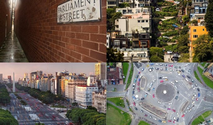 Кошмар водителей и пешеходов: самые необычные улицы со всего мира (18 фото)