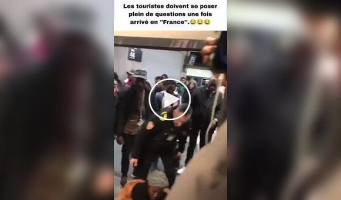 The situation in the Parisian subway
