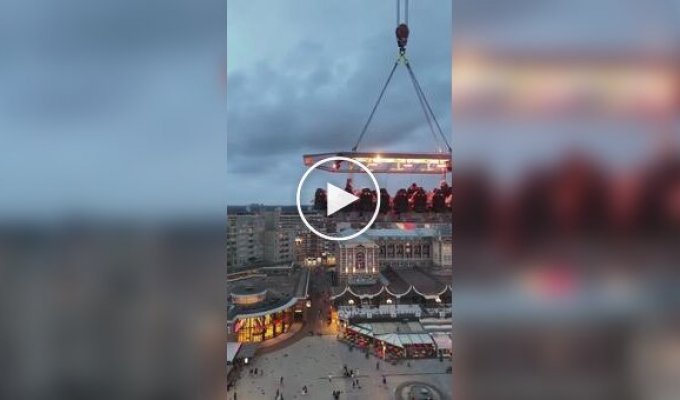 Необычный ресторан на высоте