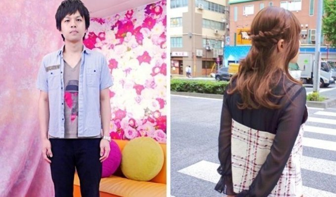 Японский репортёр прожил один день в качестве женщины, и ему хватило (11 фото)