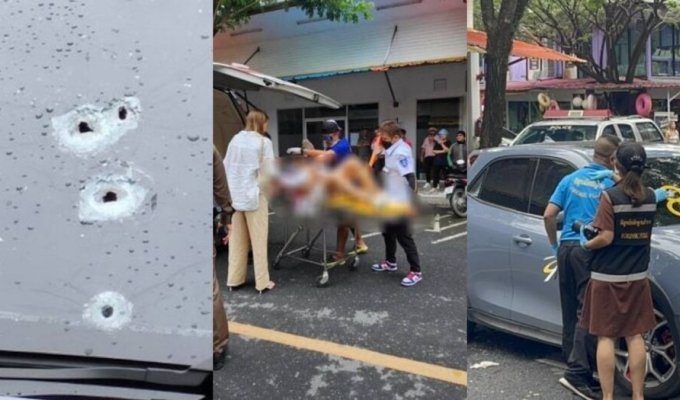 In Thailand, a motorcyclist shot a Russian - the owner of a restaurant in Phuket (7 photos + 1 video)