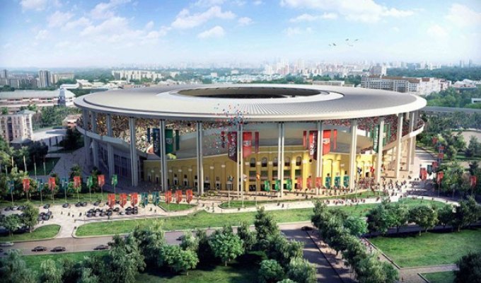 Чемпионат Мира по футболу 2018 года в России: проекты стадионов (16 фото)