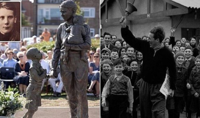 В Великобритании поставили памятник "Пурбекскому Шиндлеру" (6 фото)