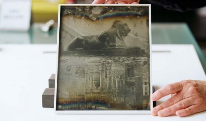 Реставратор спас одну из самых старых фотографий на Земле (2 фото + 1 видео)