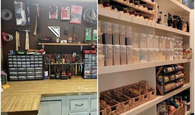 20+ examples of organizing space, after which you immediately want to put things in order (35 photos)