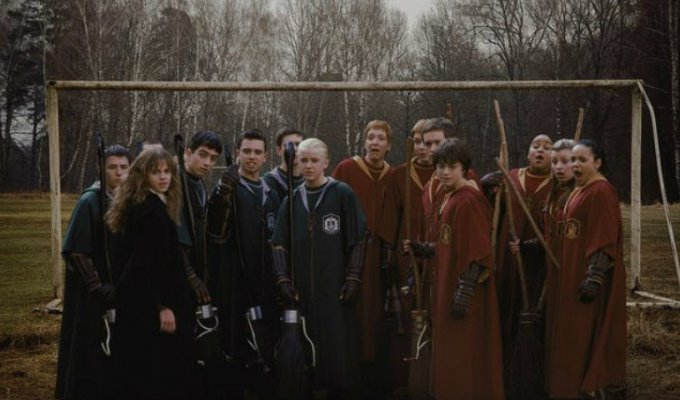 Гарри Поттер и суровая российская реальность: как любимые киногерои смотрелись бы в России (28 фото)