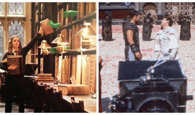 30 behind-the-scenes photos showing a little-known side of filming (31 pics)