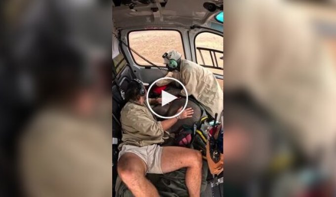 Little passengers on rescue flights