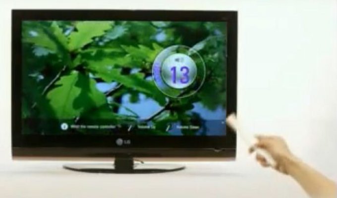 LG MagicTV - новая технология управления жестами (видео)