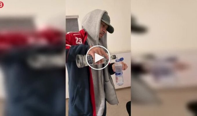 Пранкер подшутил над спортсменами после тренировки