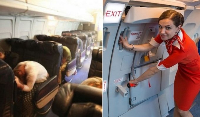 Секреты о перелетах от стюардесс (10 фото)